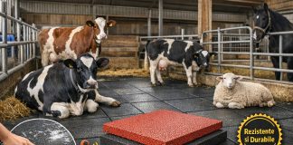 Pavele din cauciuc pentru grajduri si ferme